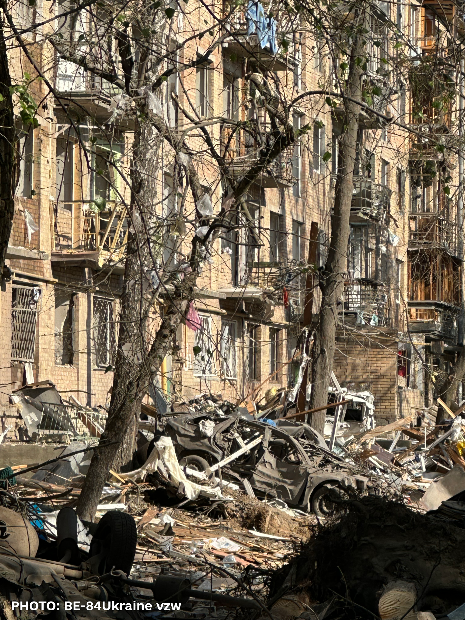 Zware schade in Kyiv
